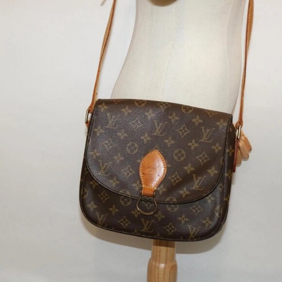 LOUIS VUITTON Monogram Saint Cloud GM Shoulder Bag M51242 LV Auth 67728 - Picture 14 of 16